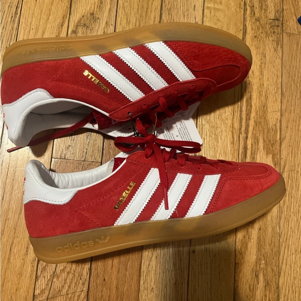 Brand New Red Adidas Gazelle